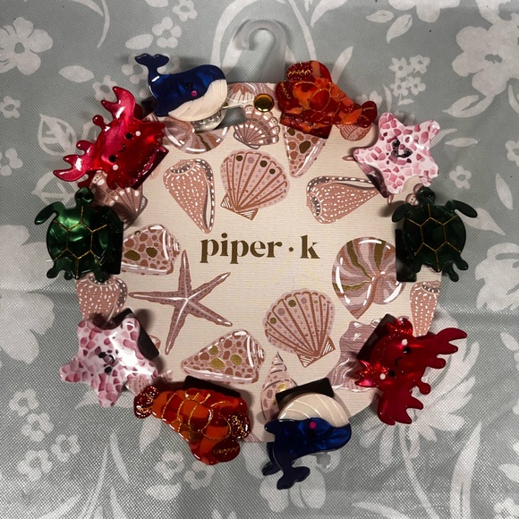 Piper K Sea Life Hair Clips - Picture 1 of 1